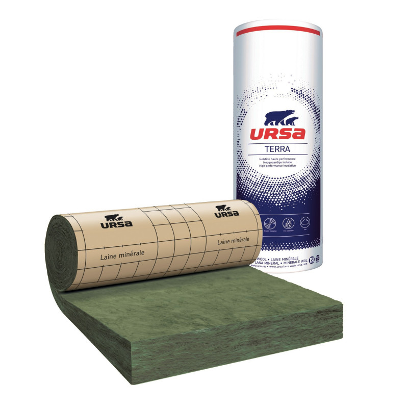 ▷ Lot de 10 Rouleaux URSA TERRA MRK 40 Ep.200 mm 1,2mx4,5m R5,00 soit 54m² au meilleur prix - URSA MRK 40 pour combles perdus ▷ Lot de 10 Rouleaux URSA TERRA MRK 40 Ep.200 mm 1,2mx4,5m R5,00 soit 54m² au meilleur prix - URSA MRK 40 pour combles perdus