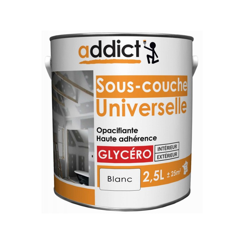 ▷ ADDICT Sous-couche universelle 2,5L blanc au meilleur prix - Impression et fixateur ▷ ADDICT Sous-couche universelle 2,5L blanc au meilleur prix - Impression et fixateur