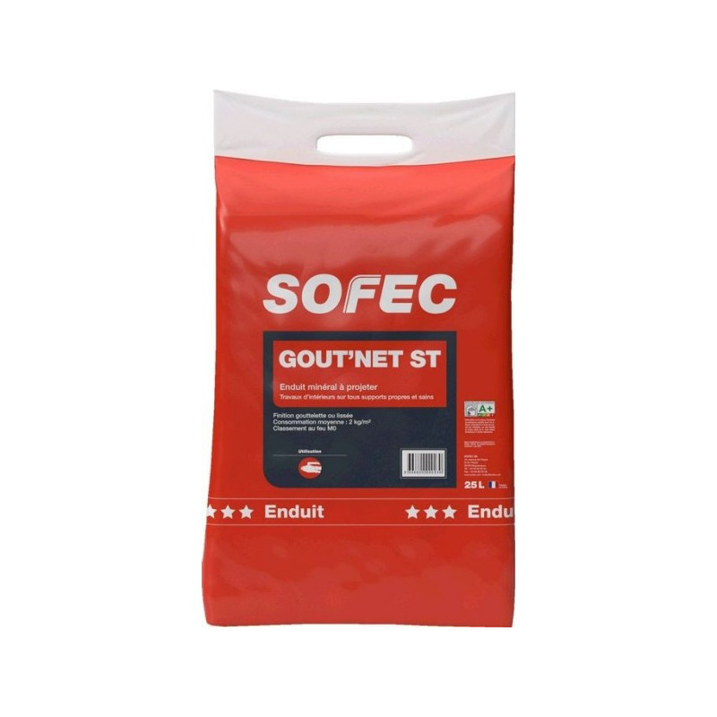SOFEC Gout'net ST finition 25kg blanc SOFEC Gout'net ST finition 25kg blanc