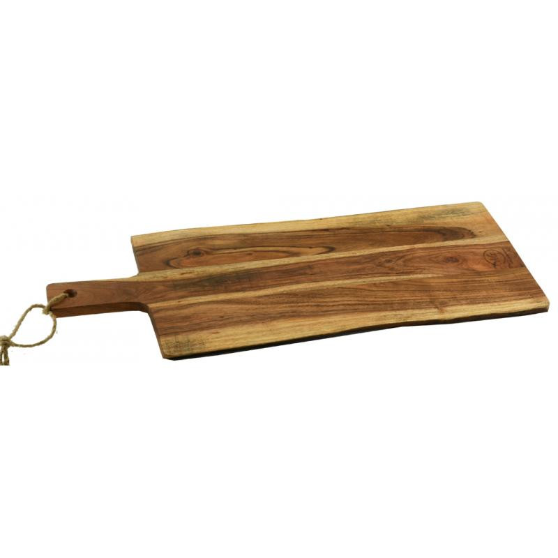 Planche à découper en acacia et jute Planche à découper en acacia et jute
