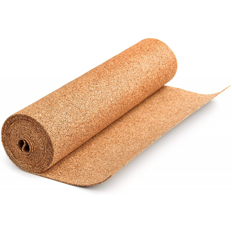 Rouleau de liège naturel Ep. 3mm Larg. 100Cm Long. 5M Rouleau de liège naturel Ep. 3mm Larg. 100Cm Long. 5M