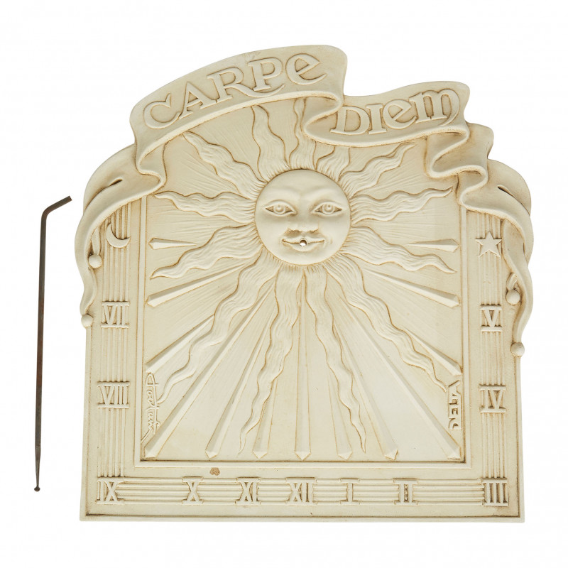 Cadran solaire "Carpe Diem" 59 x 5 x 60 cm Cadran solaire "Carpe Diem" 59 x 5 x 60 cm