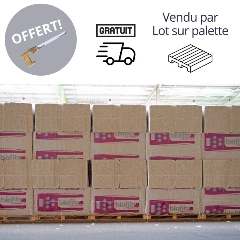 PROMO PACK BIOFIB TRIO 145mm - Lot de 90m² soit 24 paquets | + 1 Scie isolant offert ISOQEM PROMO PACK BIOFIB TRIO 145mm - Lot de 90m² soit 24 paquets | + 1 Scie isolant offert ISOQEM