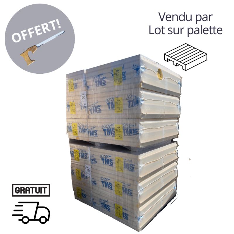 PROMO PACK TMS 120mm - Lot de 7.2m² soit 6 plaques | + 1 Scie isolant offert ISOQEM PROMO PACK TMS 120mm - Lot de 7.2m² soit 6 plaques | + 1 Scie isolant offert ISOQEM